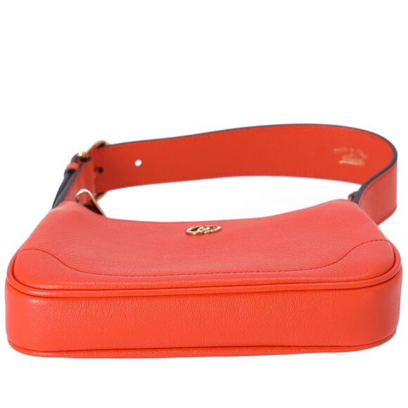 GUCCI Aphrodite Mini Shoulder Bag Handbag 739076 Orange Leather - Picture 6 of 7